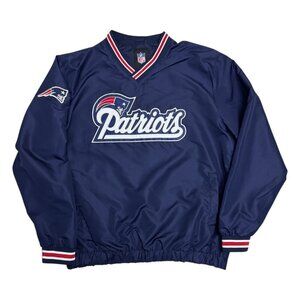 NEW ENGLAND PATRIOTS NFL Windbreaker Bomber Football Jacket Mens Large